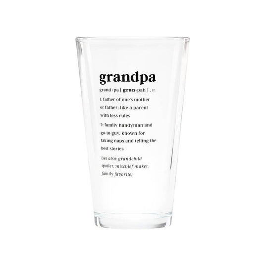 GRANDPA PINT GLASS