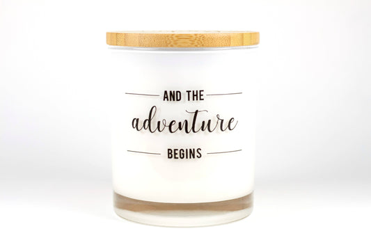 ADVENTURE BEGINS SOY CANDLE