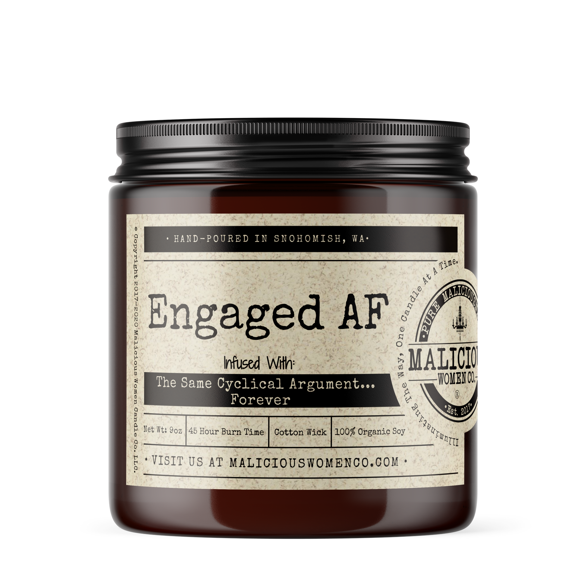 ENGAGED AF CANDLE