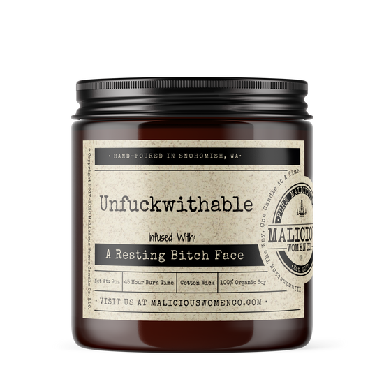 UNFUCKWITHABLE CANDLE