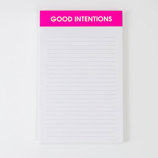 GOOD INTENTIONS NOTEPAD