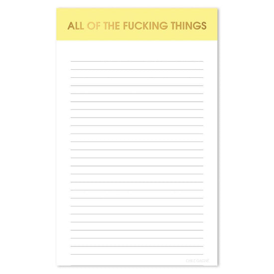 ALL THE FUCKING THINGS NOTEPAD