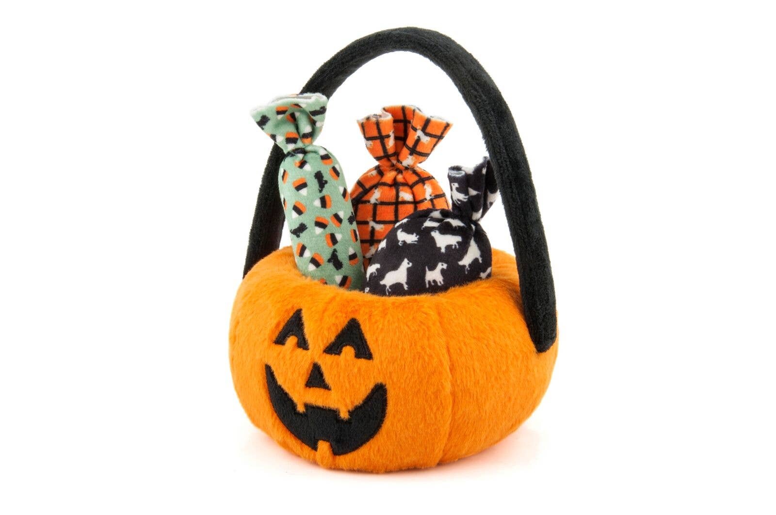 HOWL-O-WEEN PUMPKIN BASKET