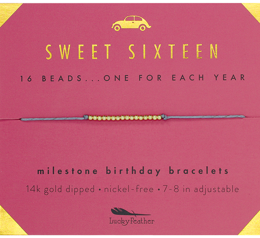 SWEET SIXTEEN MILESTONE BRACELET