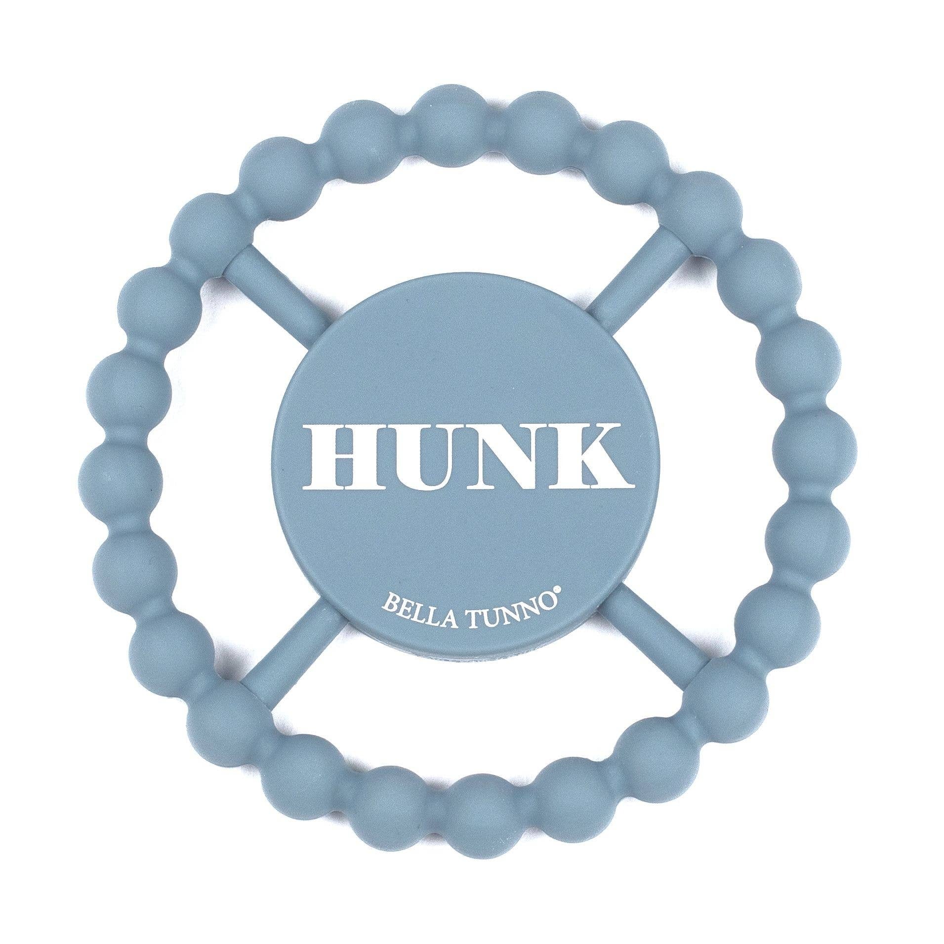 HUNK BLUE HAPPY TEETHER