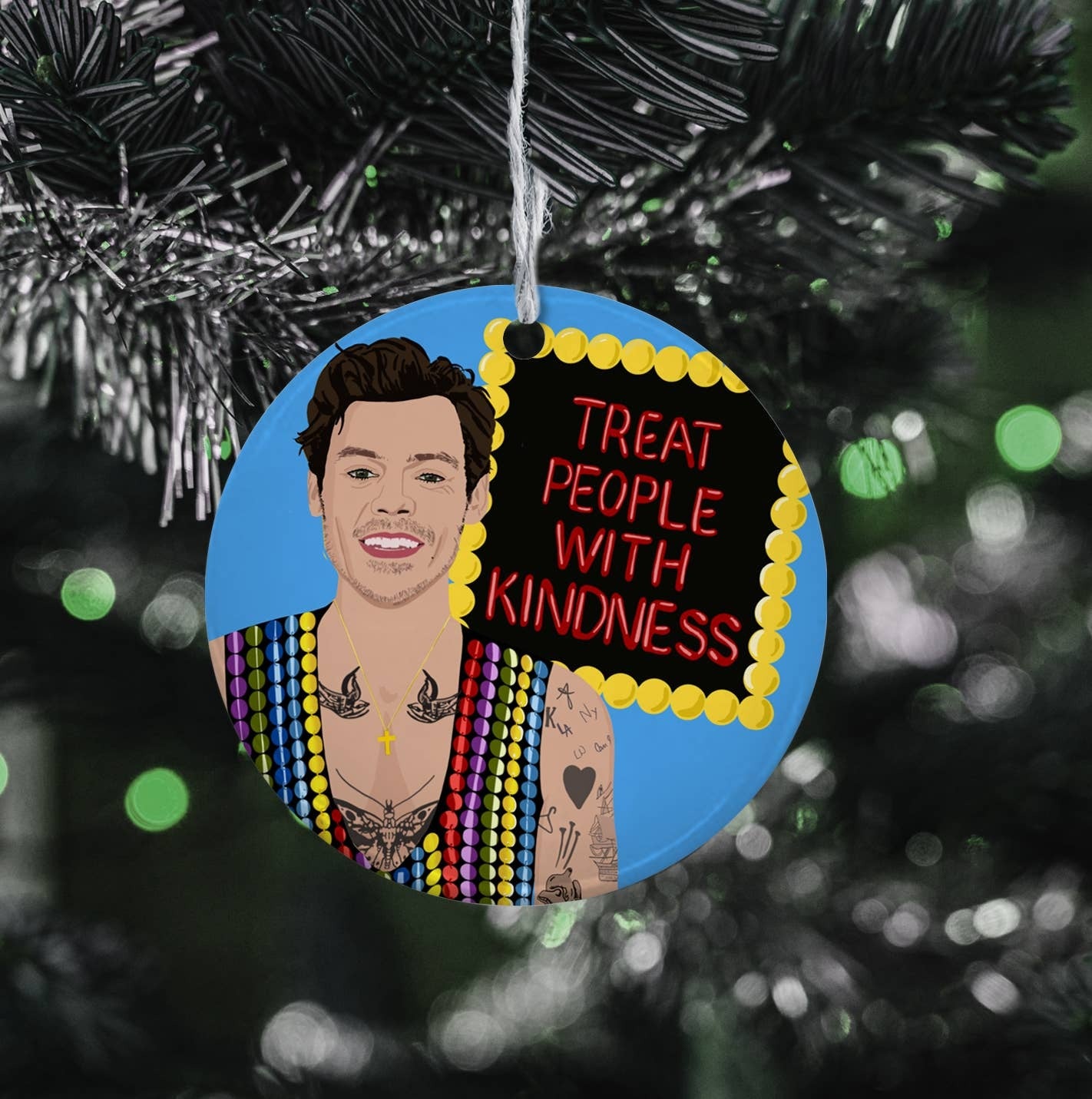 HARRY STYLES KINDNESS ORNAMENT