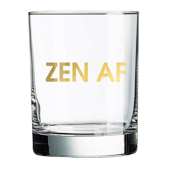 ZEN AF ROCKS GLASS