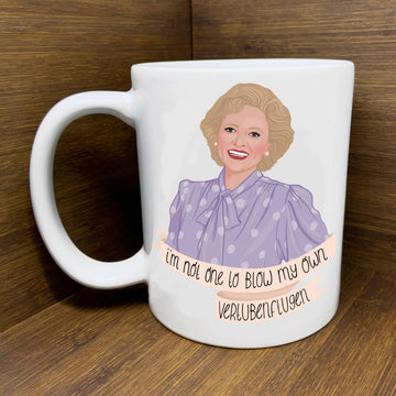 BETTY WHITE BLOW MY OWN MUG