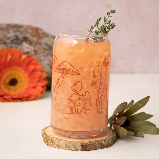 MUSHROOM BEER CAN GLASS