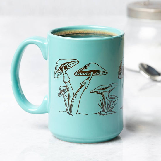 MUSHROOM CERAMIC COFFEE MUG