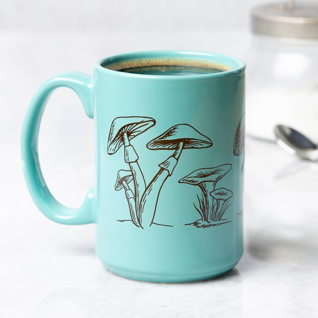 MUSHROOM CERAMIC COFFEE MUG