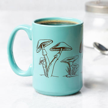 MUSHROOM CERAMIC COFFEE MUG