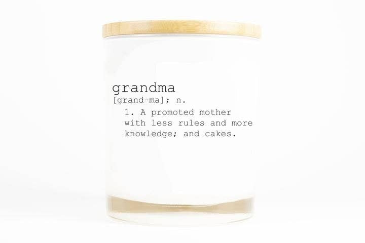 DEFINITION OF GRANDMA SOY CANDLE