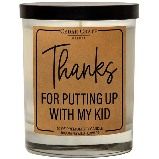 PUTTING UP WITH MY KID CANDLE
