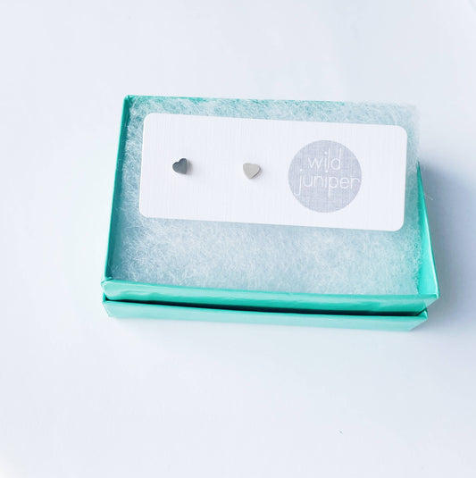 SILVER TINY HEARTS