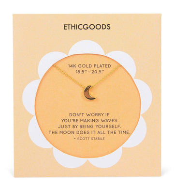 MOON GOLD PENDANT