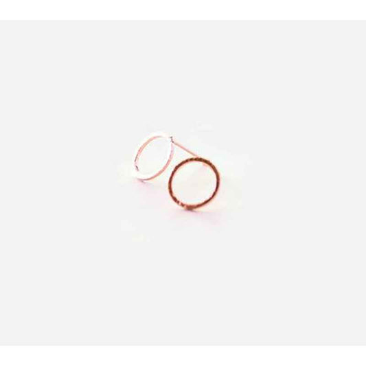 ROSE GOLD OPEN CIRCLES