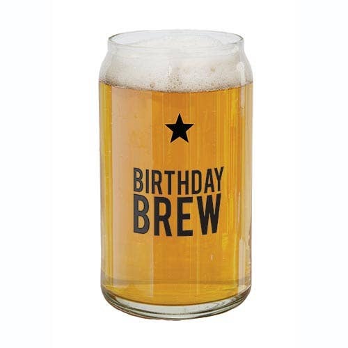 BIRTHDAY BREW CAN GLASS