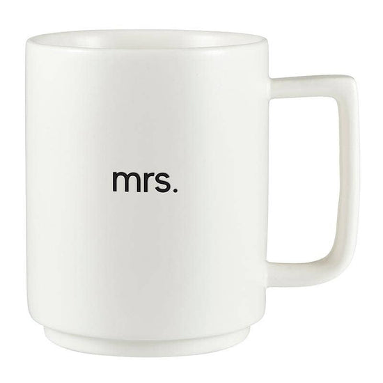 MATTE STACKABLE MR. & MRS. SET