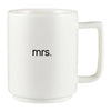 MATTE STACKABLE MR. & MRS. SET