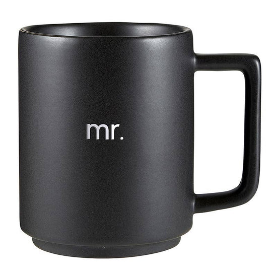 MATTE STACKABLE MR. & MRS. SET