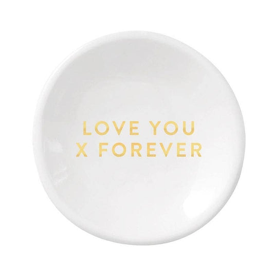 LOVE FOREVER RING DISH & EARRINGS