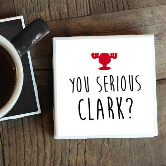 SERIOUS CLARK COASTER